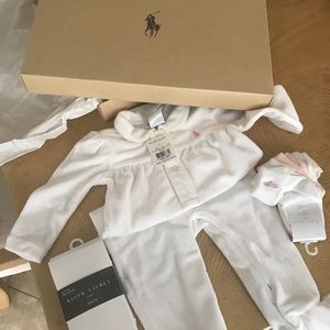 Ralph Lauren Baby Onesie with Tights